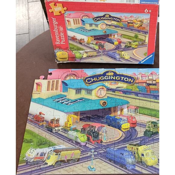 Ravensburger Disney Chuggington Busy Day 106530 100 Pc. Puzzle See Description - Picture 1 of 13